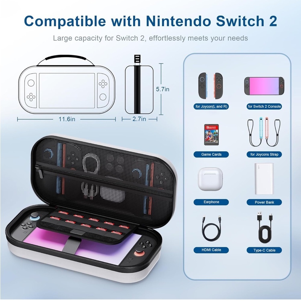 Nintendo Switch 2 Carrying Case - Picture 2 of 7